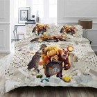 Helmet Light Head 3D Printing Duvet Quilt Doona Covers Pillow Case Bedding Sets