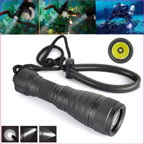 99000lm Underwater LED Diving Light Scuba Dive Flashlight Torch Lamp Waterproof - Picture 3 of 11