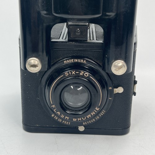 Vintage Kodak Brownie cameras lot of 3 flash brownie, hawkeye, holiday, untested - Picture 7 of 16