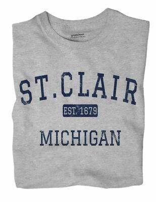 St.Clair Michigan MI T-Shirt EST