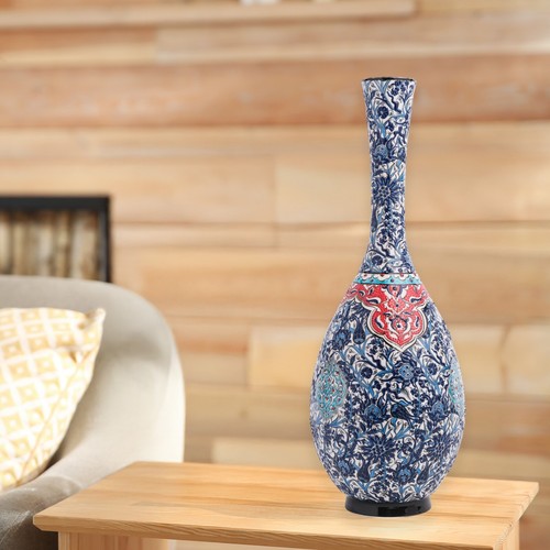 Handmade Ceramic Bottle, Imperial Garden Decorative Bottle, Vase for Home Decor - Picture 6 of 8