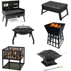 OUTDOOR FIRE PIT GARDEN FIRE PIT CAMPING PATIO HEATER LARGE LOG BURNER BBQ GRILL