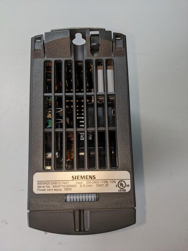 Siemens Micromaster 420 6SE6420-2AB13-7AA1 200-240V 0,37kW - Foto 4 di 4