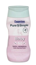 Coppertone Pure & Simple BABY SPF 50 Nourishing Sunscreen Lotion Exp: 12/2024