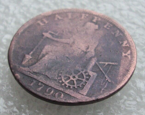 Great Britain Shakespeare 1/2 Penny 1790 Conder Token Copper S2 - Picture 2 of 7