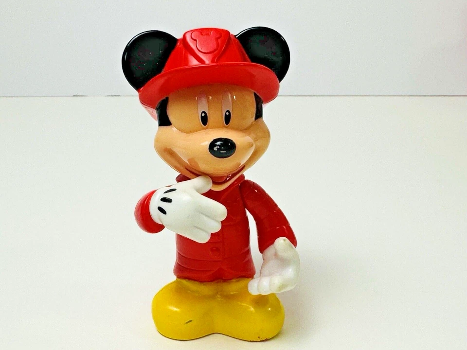 Camión de bomberos Mickey Mouse Clubhouse Toy Save the Day 2011 vehículo y figura funcionando Foto 3 de 4