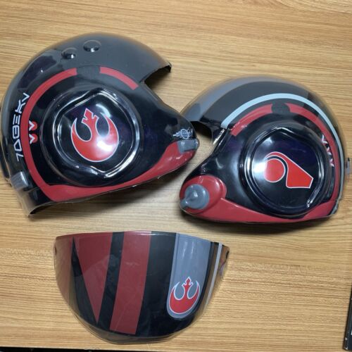 Poe Dameron Star Wars: Boys Costume Helmet B-Large NEW Lucasfilm Ltd - Imagen 3 de 9