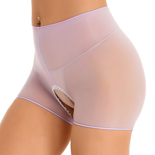 Womens Sheer Mesh Panties Crotchless Underwear Cutout Lingerie See Through Brief - Picture 82 of 116