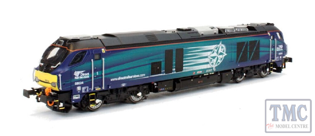 2D-022-011 Dapol N Gauge Class 68 034 DRS Compass 2D-022-011 Dapol N Gauge Class 68 034 DRS Compass