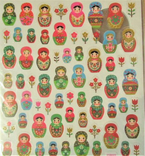 Sticker Stickerbogen Stickerbögen für Kinder Eulen Tiere Blumen wahlweise - Bild 15 von 17