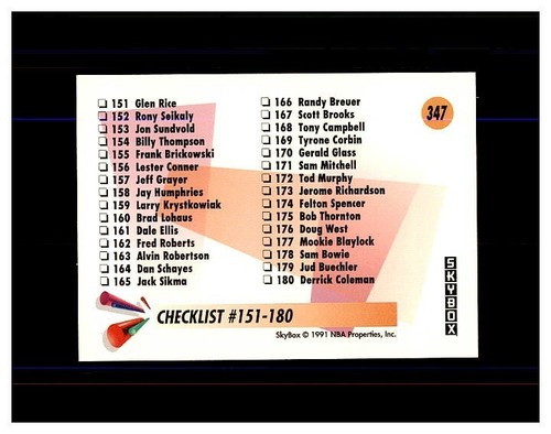 1991-92 SKYBOX BASKETBALL #288-624  YOU PICK .99 UNLIMITED SHIPPING - Picture 107 of 493