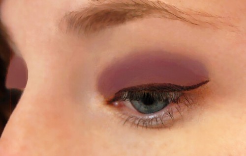 Mica-free Eggplant Eyeshadow & Eyeliner Natural Vegan Gentle Mineral Makeup - Picture 2 of 2