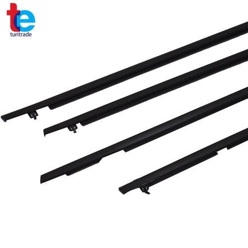 4x Weather Strip Outside Window Moulding Trim Seal Belt For Honda Civic 2006-11 - Picture 6 of 7