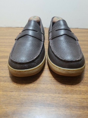 COLE HAAN GRAND OS LEATHER UPPERS RUBBER OUT SOLE 10/M/DARK BROWN SLIPON. #12 - Bild 10 von 12
