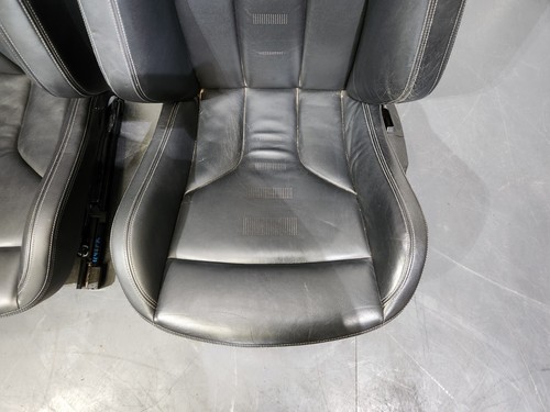 ✅ 15-18 OEM BMW F80 M3 Front Sport Heated Seats Leather Merino Black SET * - Picture 3 of 19