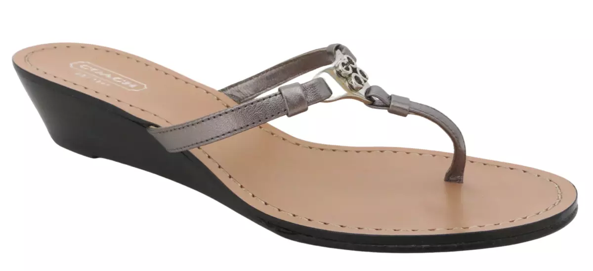 Pewter shop color sandals