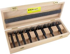 Famag Forstnerbohrer Set WS Bormax, 8-teilig, Holzbohrer 15-50 mm, Länge 90 mm
