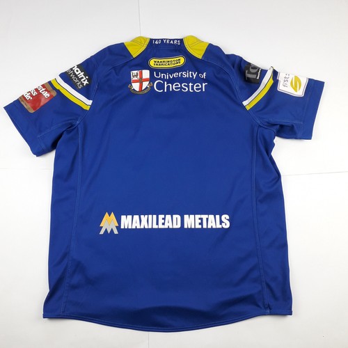 Warrington Wolves Rugby Shirt Large Home 2016 ISC Size : XL - Picture 5 of 9