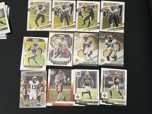 New Orleans Saints Lot 71 Cards Rookie Silver Prizm Carr Olave Kamara Thomas - Picture 8 of 10