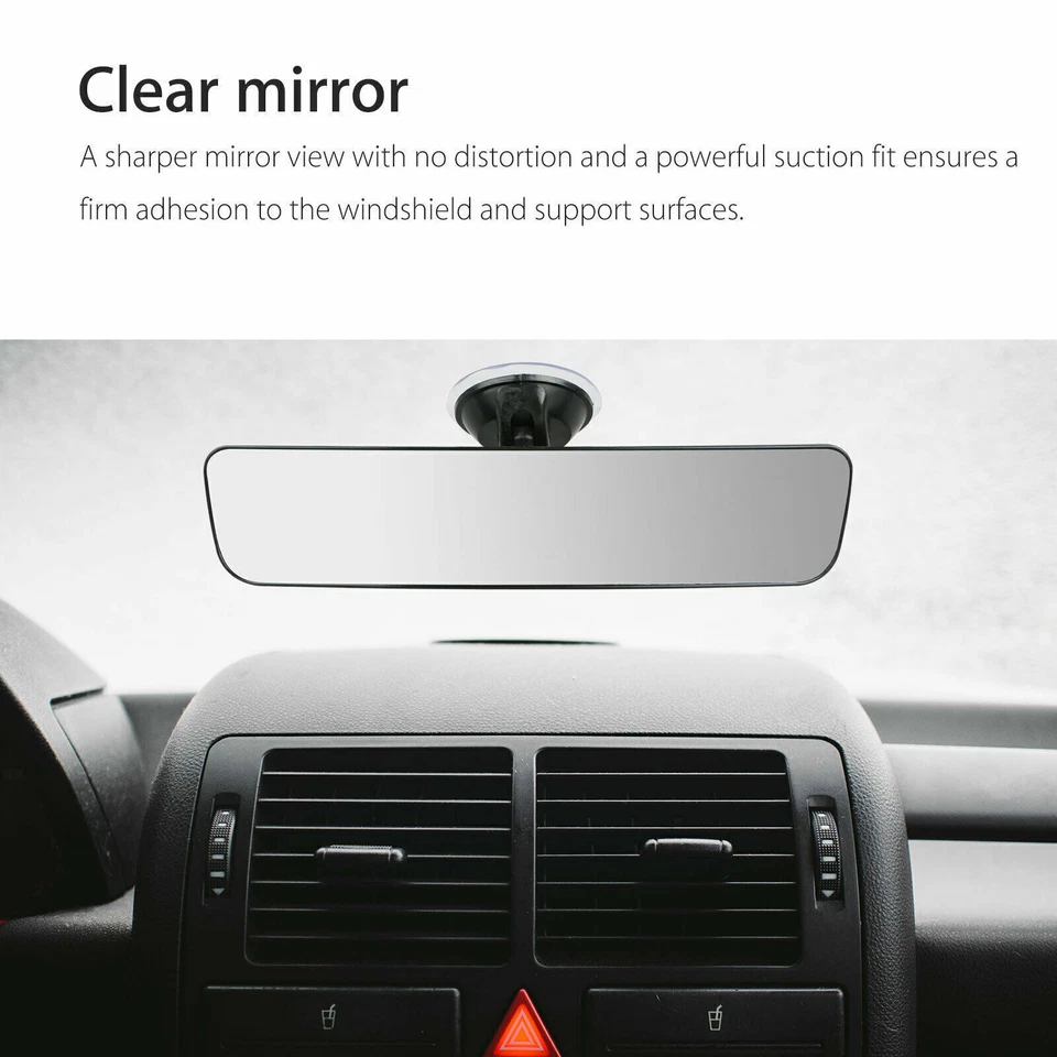 For Jeep Car SUV Interior Rear View Mirror Wide Angel Suction Cup 360° Rotation Foto 4 de 4
