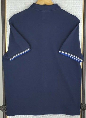 LACOSTE Size XL Polo Shirt Mens 100% Cotton Slim Fit Short Sleeve Golf Navy Blue - Picture 4 of 12