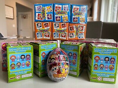 Set Of 6 Distroller Nerlie Webolate Surprise Chocolate Egg /& Figurine Easter