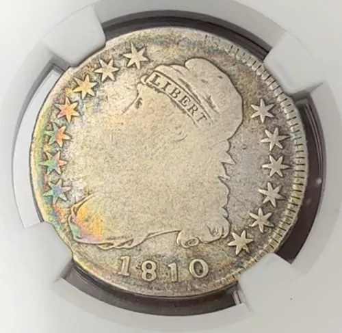 1810 Capped Bust Half Dollar NGC G06 Toned O102a