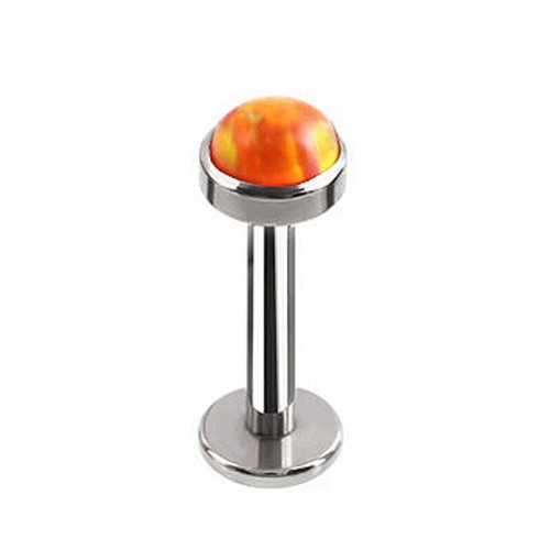 Piercing Triple Labret Avec Lunette En Opale Pour Hélix Avant Tragus | - Photo 10/22