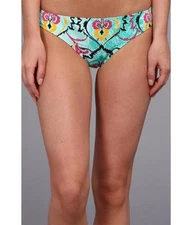 SOYBU SURF LOTUS FULL CLASSIC HIPSTER BIKINI SWIM BOTTOMS MULTI SMALL NEW! $44