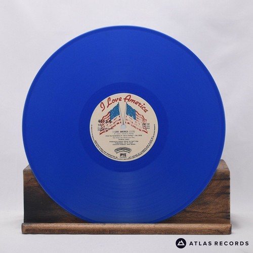 Patrick Juvet I Love America A1 B1 Blue 12" Single Vinyl Record - VG+/VG+ - Picture 4 of 8