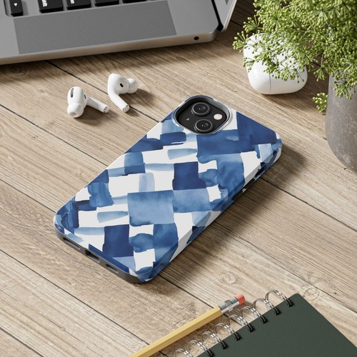 Blue Abstract Tough Phone Cases - Trendy Tech Protection & Stylish Accessory. - Picture 39 of 138
