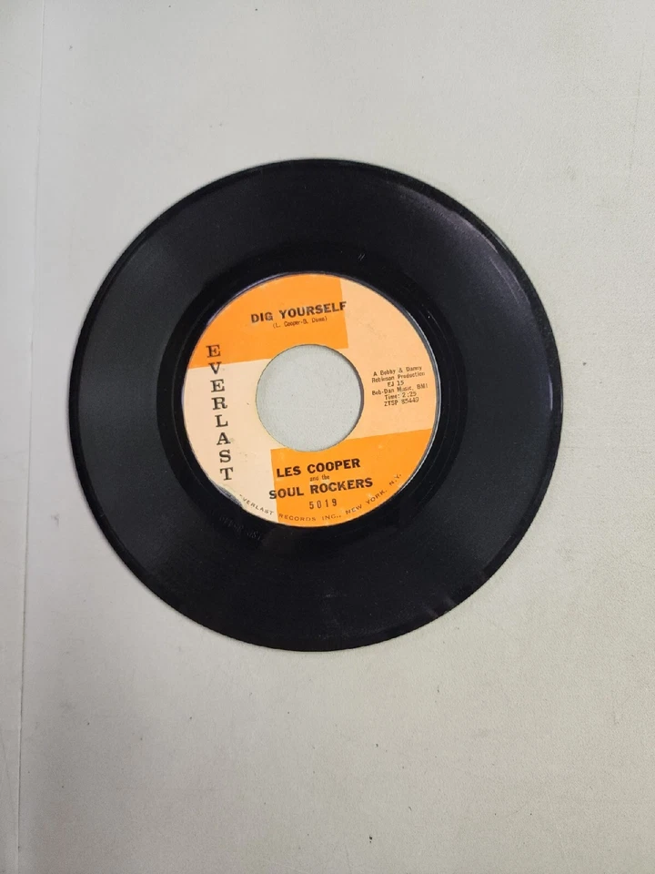 Les Cooper And The Soul Rockers - Wiggle Wobble - Everlast (45RPM 7")(AA137)  - Image 2 of 3