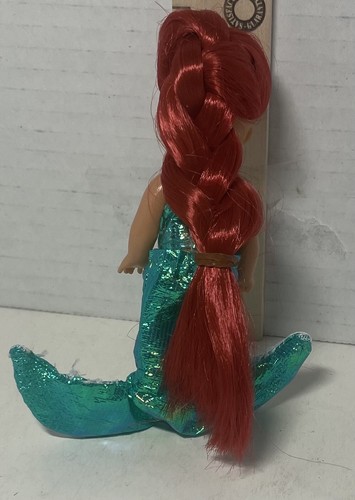 Red Head 4" Flexible Mermaid Doll with Removable Suit - Picture 3 of 3