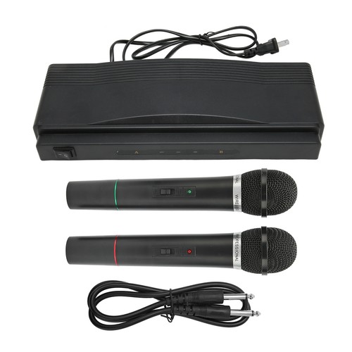Wireless Microphone Rechargeable 32.8ft Range 2.4G Handheld Cordless Dual Hot - Picture 7 of 12