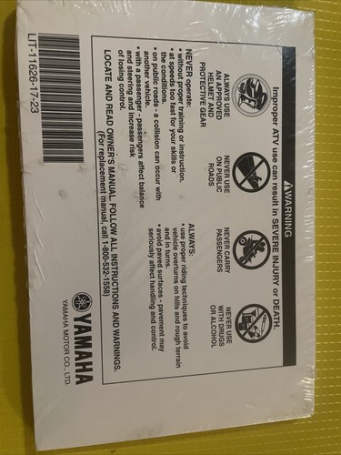Yamaha Rhino 660 YXR660FAS Factory Owner’s Manual LIT-11626-17-23 5UG-F8199-10 - Picture 2 of 2
