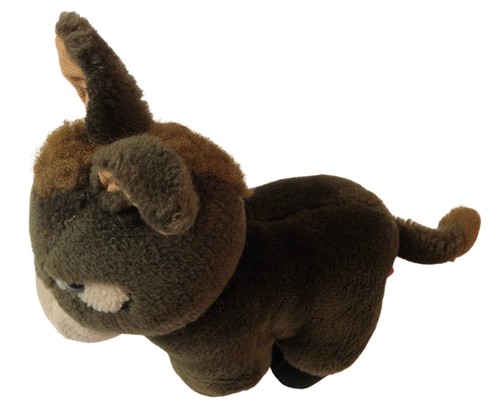 De colección Peluche Burro Jackass 11.5 x 11 Juguete CE Juguetes Marrón Años 90 y2k - Imagen 10 de 12