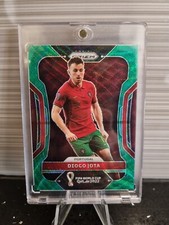 2022 Prizm Qatar World Cup Diogo Jota Green Wave Prizm #177