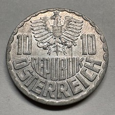 1959 Austria 10 Groschen - Beautiful Coin - #A-040-B