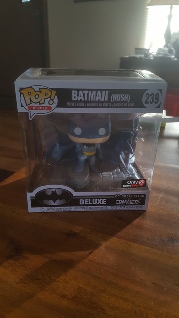 Funko Pop 239 Batman Hush Game Stop Jim Lee DC Collection Deluxe for sale online | eBay
