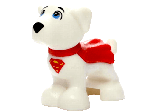 LEGO Dog with Super Hero Cape 41233 Superman S Logo Krypto New - Picture 3 of 5
