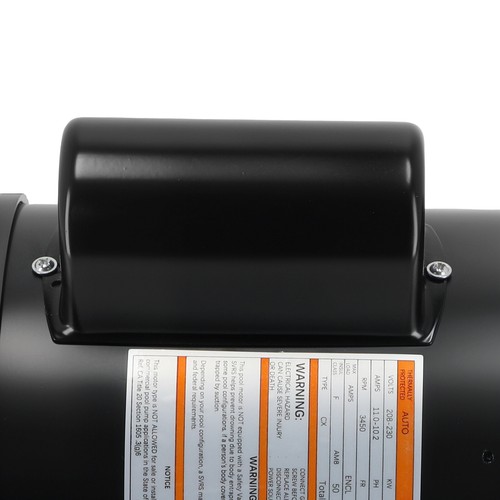 Pool Pump Replacement Motor 2HP 230V 3450RPM 56Y Frame Single Speed B2843 B843 - Picture 8 of 12