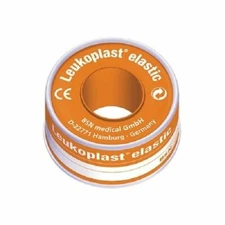 Leukoplast Elastic Tape 2.5Cmx1Mtr (Orange Spool), 4pcs