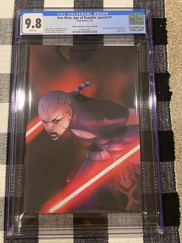 Star Wars Age of Republic Especial #1 CGC 9.8 Asajj Virgen Turca 1 de 300 Certificado de Autenticidad - Imagen 1 de 2