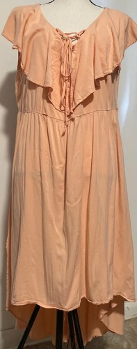 Vestido para mujer Torrid talla 20 volantes playa solero boho cómodo dobladillo en capas - Imagen 2 de 11