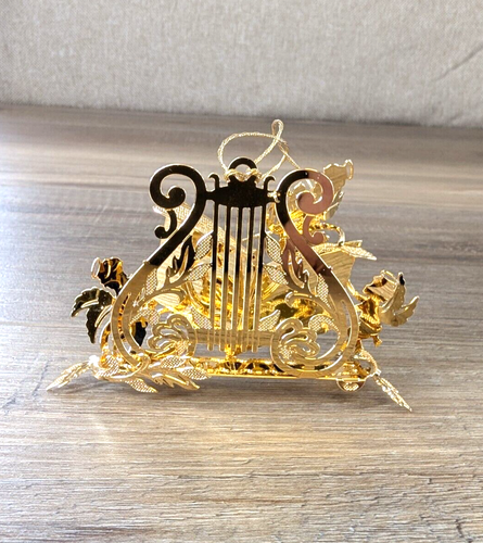Danbury Mint 2008 Silent Night Ringing in the Season adorno de oro - Imagen 9 de 10