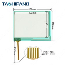 1X for AMT98887 AMT 98887 A7120284 Touch Panel Glass Touch Screen