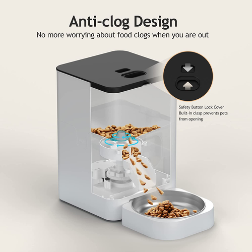 2024 Automatic Cat Feeders Timed Pet Feeder Programmable Control, 4 Daily Meals✨ - Picture 3 of 7