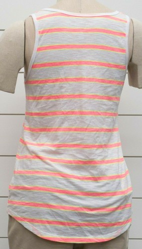 Womens Easy Tee Tank Top GAP Easy Swing White Stripe, NWT - 834126 - Picture 3 of 4