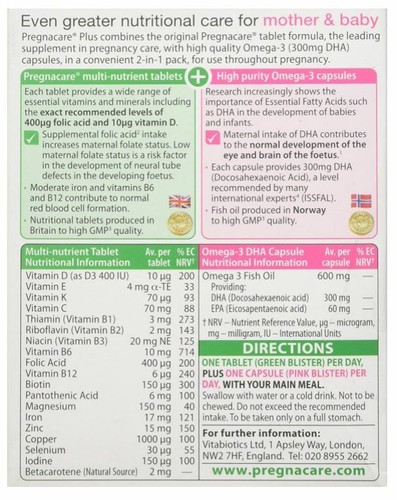 PREGNACARE Vitabiotics Conception, Breastfeeding, Original, New Mum, His & Her - Picture 38 of 144