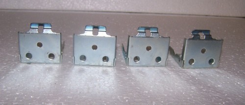 Headrail PARALUME PLISSETTATO MINI STAFFA ACCIAIO CIECO SET 2 paia ricambi NOS - Foto 6 di 7